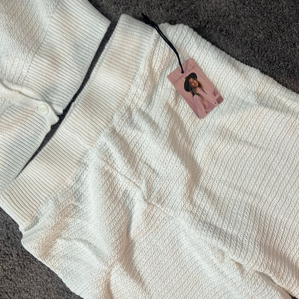 Sincerely Jules White Crochet Two Piece Set - Picture 5 of 5